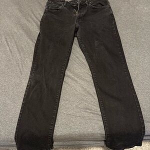 H&M Black Regular Fit Jeans